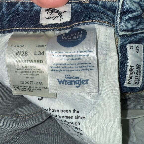 Wrangler Westward High Rise Bootcut Jean - 28/34 - Picture 10 of 11